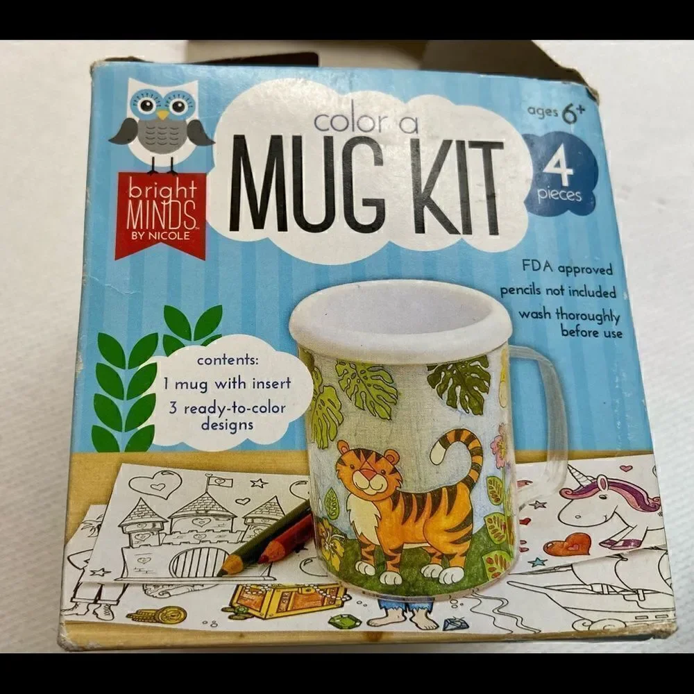 Color a Mug Kit - Bright Minds by Nicole.